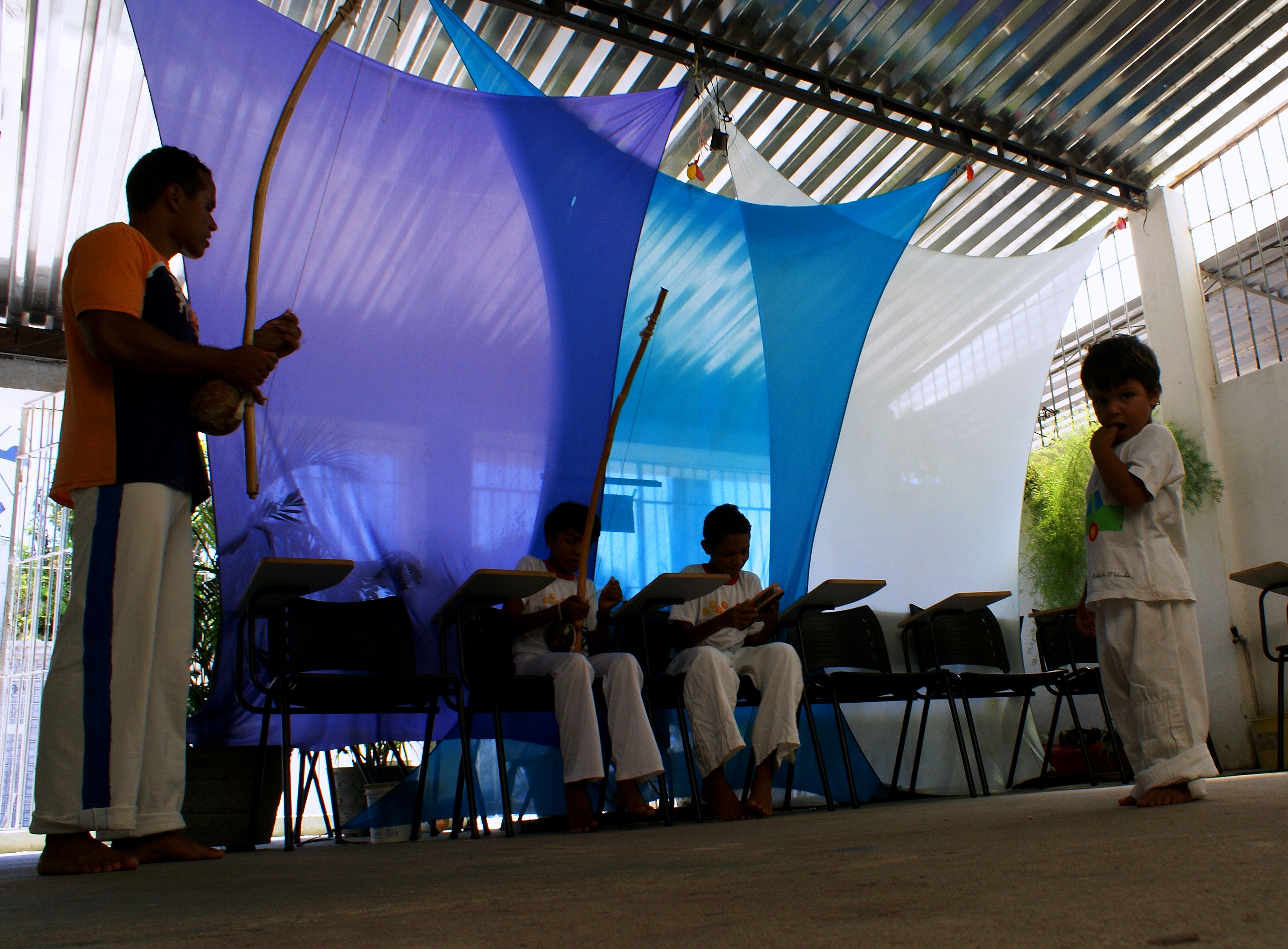 Projeto Na ginga da capoeira 2009 - CRVV